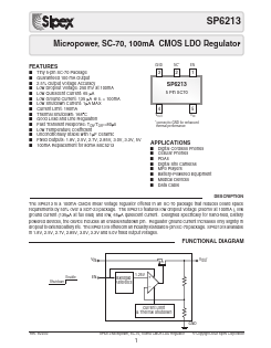 SP6213EC5-3.0 Datasheet PDF Signal Processing Technologies