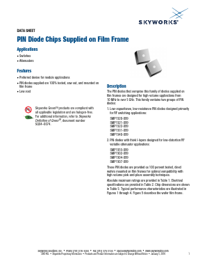 SMP1321-099 Datasheet PDF Skyworks Solutions