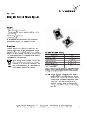DMF3945-103 Datasheet PDF Skyworks Solutions