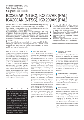 ICX209AK_ Datasheet PDF Sony Semiconductor