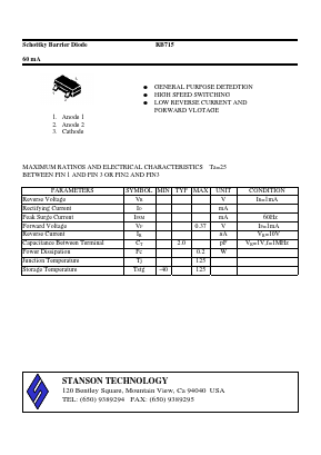 RB715 Datasheet PDF STANSON TECHNOLOGY