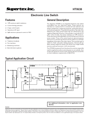 HT0638 Datasheet PDF  Supertex Inc
