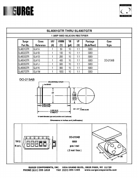 SL4005GTR Datasheet PDF Surge Components