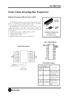 SL74HC620 Datasheet PDF System Logic Semiconductor
