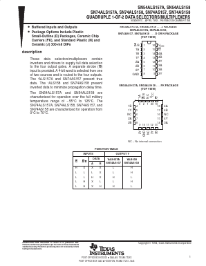 SNJ54ALS158J Datasheet PDF Tachyonics CO,. LTD