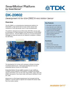 DK-20602 Datasheet PDF TDK Corporation