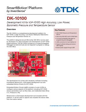 DK-10100 Datasheet PDF TDK Corporation