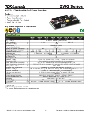 ZWQ805222/L Datasheet PDF TDK Corporation