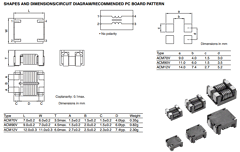 ACM12V-701-2PL-TL Datasheet PDF TDK Corporation