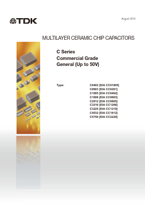 C1608X6S1H102B Datasheet PDF TDK Corporation