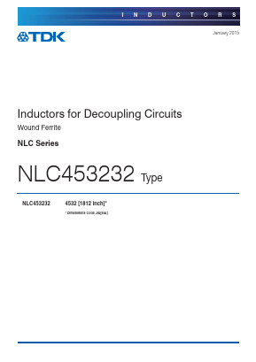 NLC453232T-330K-PF Datasheet PDF TDK Corporation