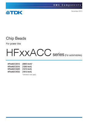 HF30ACC4532 Datasheet PDF TDK Corporation