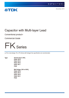 FK24X7R2E682K Datasheet PDF TDK Corporation