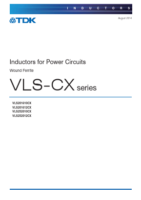 VLS201610CX-R47M Datasheet PDF TDK Corporation