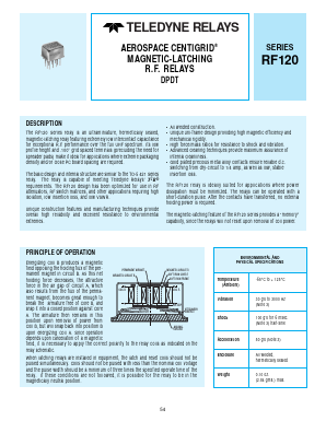 RF120-26 Datasheet PDF Teledyne Technologies Incorporated