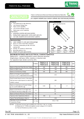 FMX32S Datasheet PDF Thinki Semiconductor Co., Ltd.