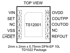 TS12001ITD1022T Datasheet PDF Touchstone Semiconductor Inc
