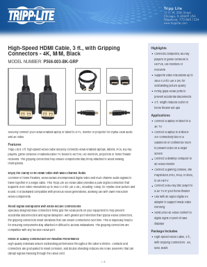 037332209924 Datasheet PDF Tripp Lite. All Rights Reserved