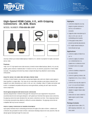 037332209931 Datasheet PDF Tripp Lite. All Rights Reserved