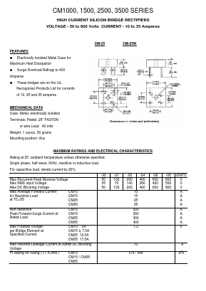 CM1008 Datasheet PDF Transys Electronics Limited