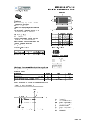 BZT52C2V0KRKG Datasheet PDF TSC Corporation