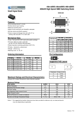 1N4X48WS Datasheet PDF TSC Corporation