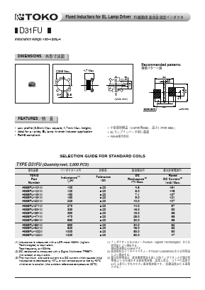 888FU-151M Datasheet PDF Toko America Inc 