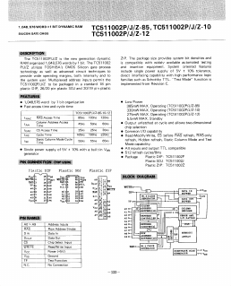 TC511002J-85 Datasheet PDF Toshiba
