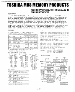 TC511001AZ Datasheet PDF Toshiba