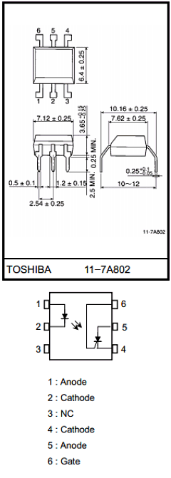 TLP747JF Datasheet PDF Toshiba