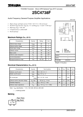 2SC4738F-GR Datasheet PDF Toshiba