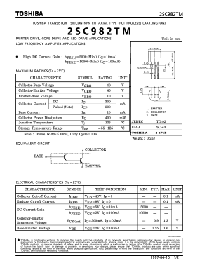 2SC982TM Datasheet PDF Toshiba