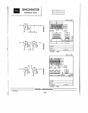 MG100G2CL1 Datasheet PDF Toshiba