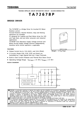 TA7267 Datasheet PDF Toshiba