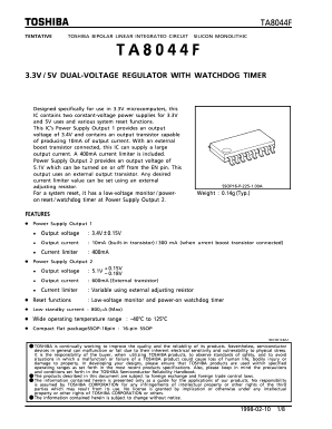 TA8044F Datasheet PDF Toshiba