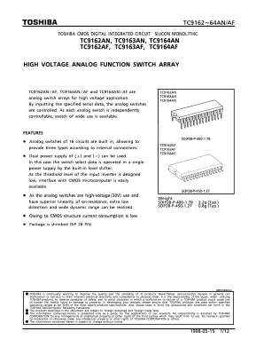 TC9162AF Datasheet PDF Toshiba