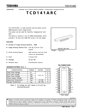 TCD141 Datasheet PDF Toshiba