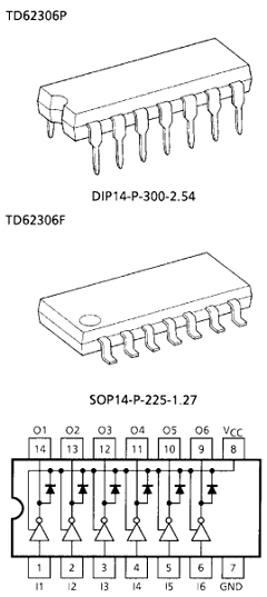 TD62306 Datasheet PDF Toshiba