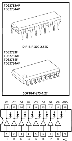 TD62784F Datasheet PDF Toshiba