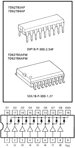 TD62783AFW Datasheet PDF Toshiba