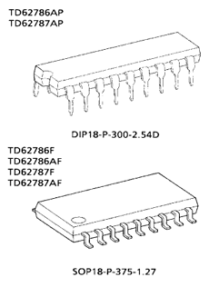 TD62786F Datasheet PDF Toshiba