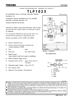 TLP1023 Datasheet PDF Toshiba