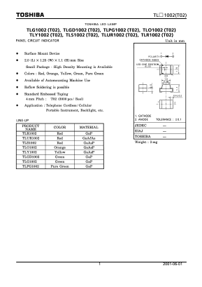 TLPG1002 Datasheet PDF Toshiba