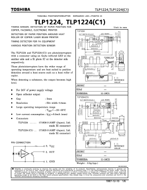 TLP1224C1 Datasheet PDF Toshiba