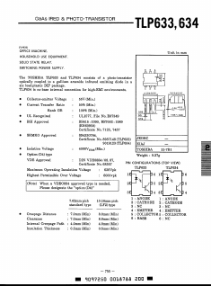 TLP634 Datasheet PDF Toshiba