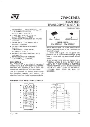 74VHCT245AFT(BE) Datasheet PDF Toshiba