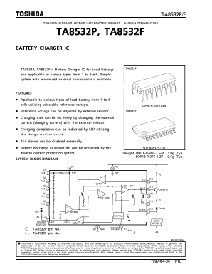 TA8532P Datasheet PDF Toshiba