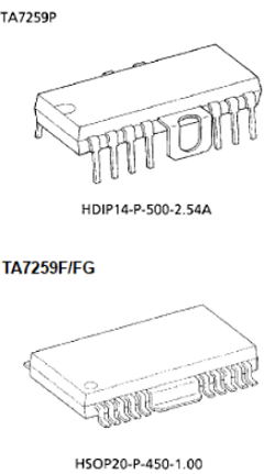 TA7259P Datasheet PDF Toshiba