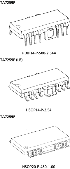 TA7259PLB Datasheet PDF Toshiba