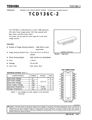 TCD136C-2 Datasheet PDF Toshiba